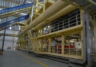 Chaîne de production de carton gris de panneau 